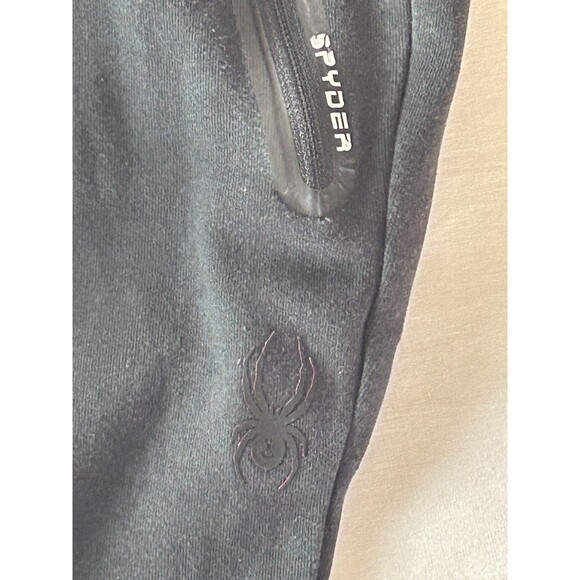 Spyder Active Mens Large Jogger Sweat Black Pants - Picture 8 of 9